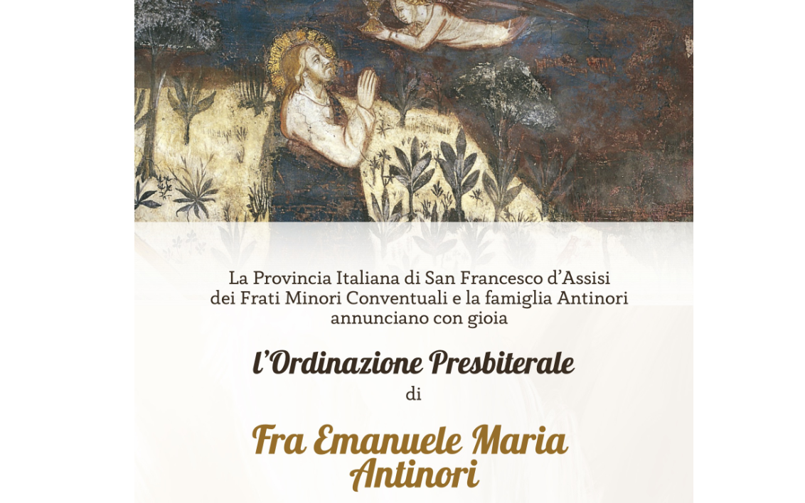 Ordinazione Sacerdotale fra Emanuele Antinori